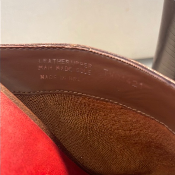 Tommy Hilfiger Brown Mules Chunky Heel Modern Design - Picture 5 of 16